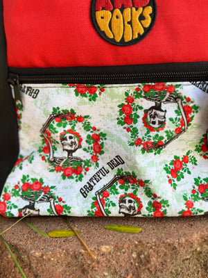 Skull and Rose Grateful Dead Bucket