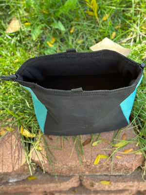 XL Teal Upcycled Woven Boulder Bucket