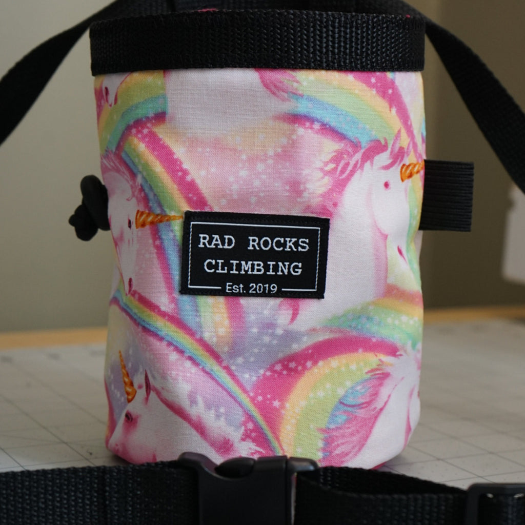 Pink Unicorn Chalk Bag