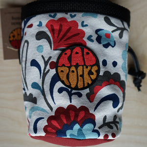 Abstract Floral Upcycled Bag